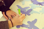 Create butterfly magnets